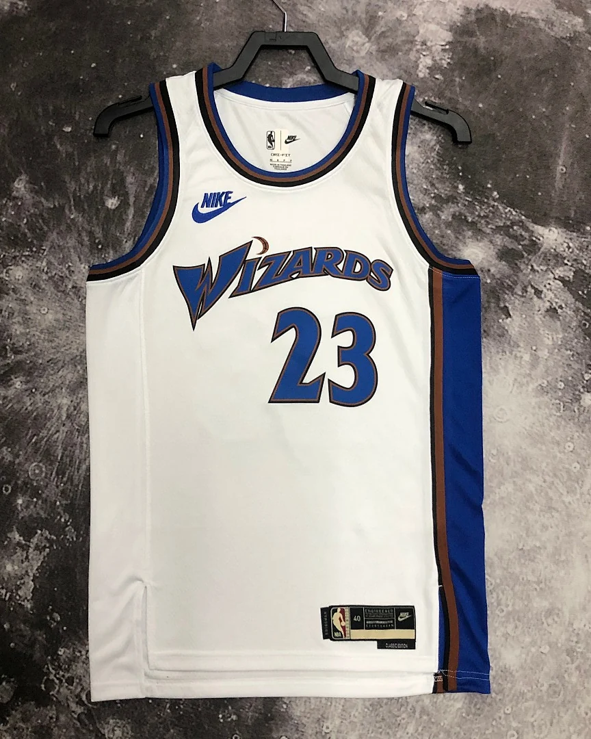 Camisola NBA Washington Wizards Michael Jordan #23 Retro 2023