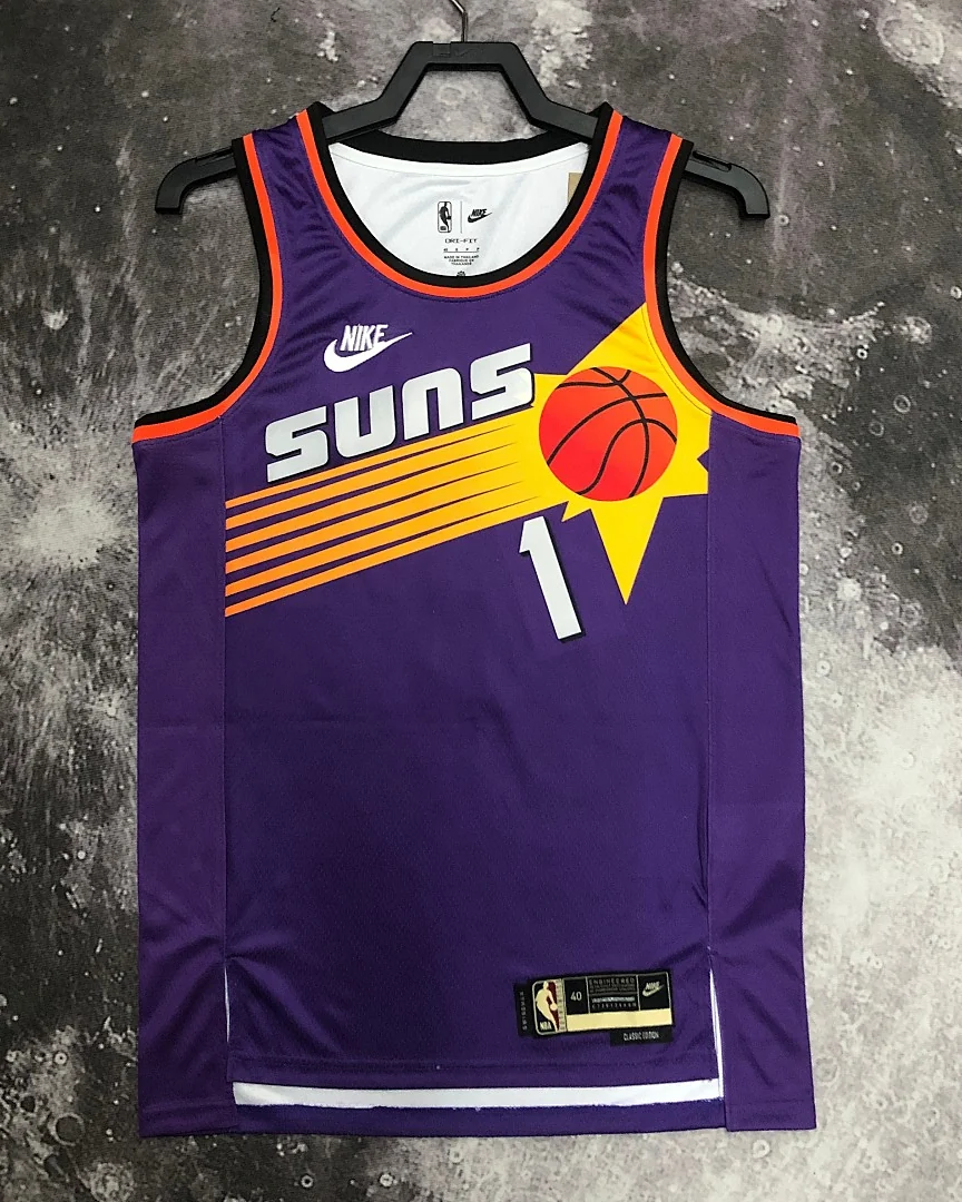 Camisola NBA Phoenix Suns Devin Booker #1 Retro 2023