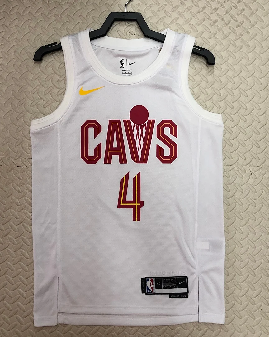 Camisola NBA Cleveland Cavaliers Evan Mobley #4 2023 · Modelo 2
