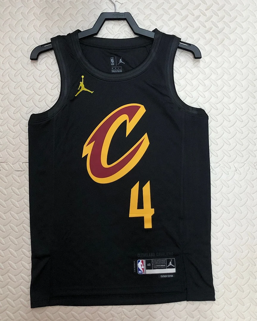 Camisola NBA Cleveland Cavaliers Evan Mobley #4 Jordan 2023