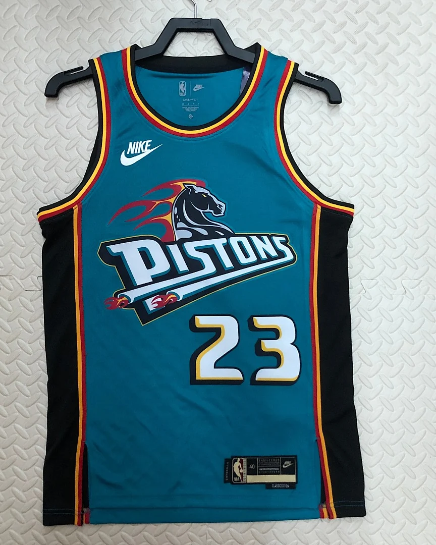 Camisola NBA Detroit Pistons Jaden Ivey #23 Retro 2023