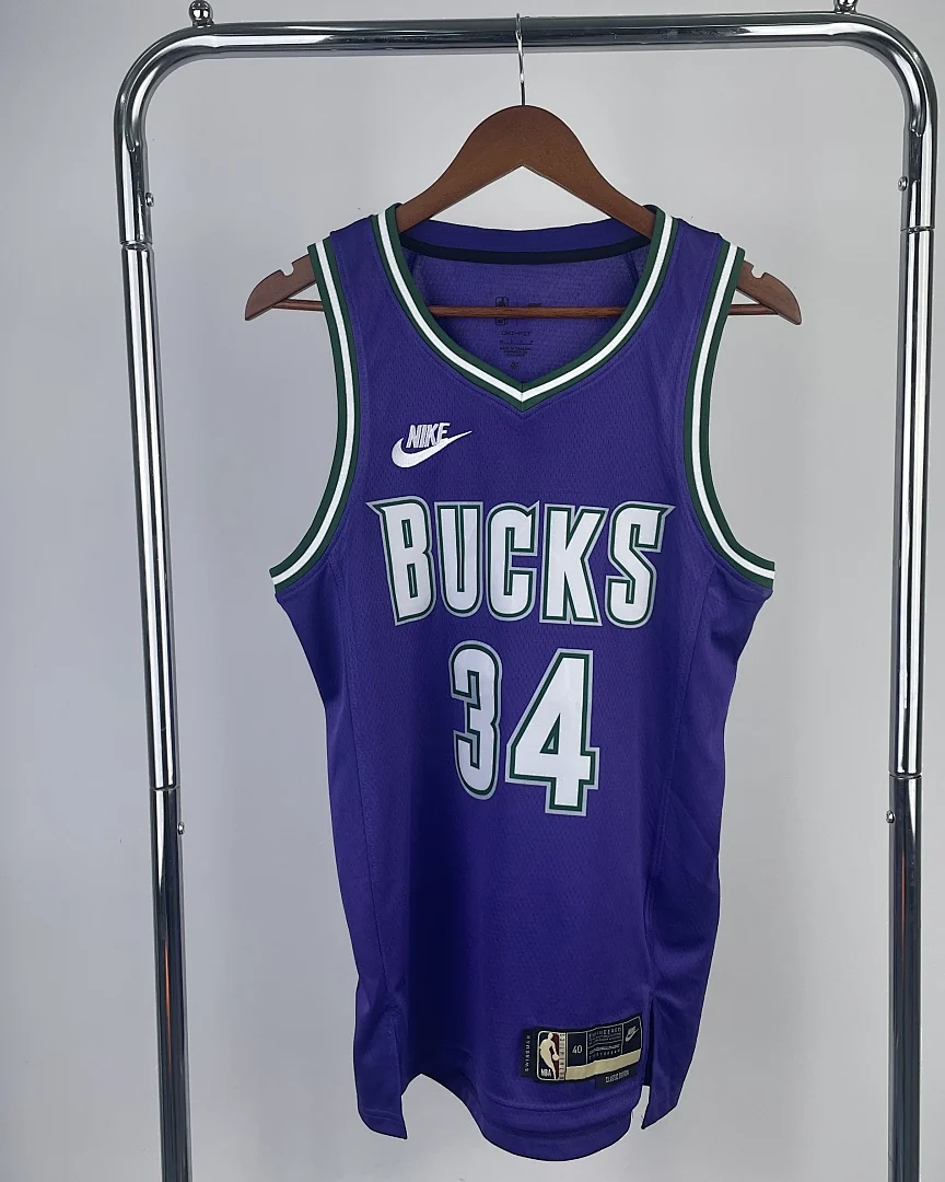 Camisola NBA Milwaukee Bucks Giannis Antetokounmpo #34 Retro 2023