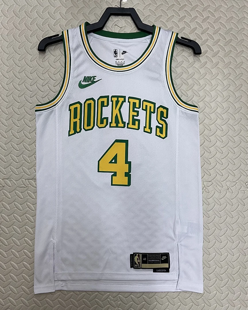 Camisola NBA Houston Rockets Jalen Green #4 Retro 2023