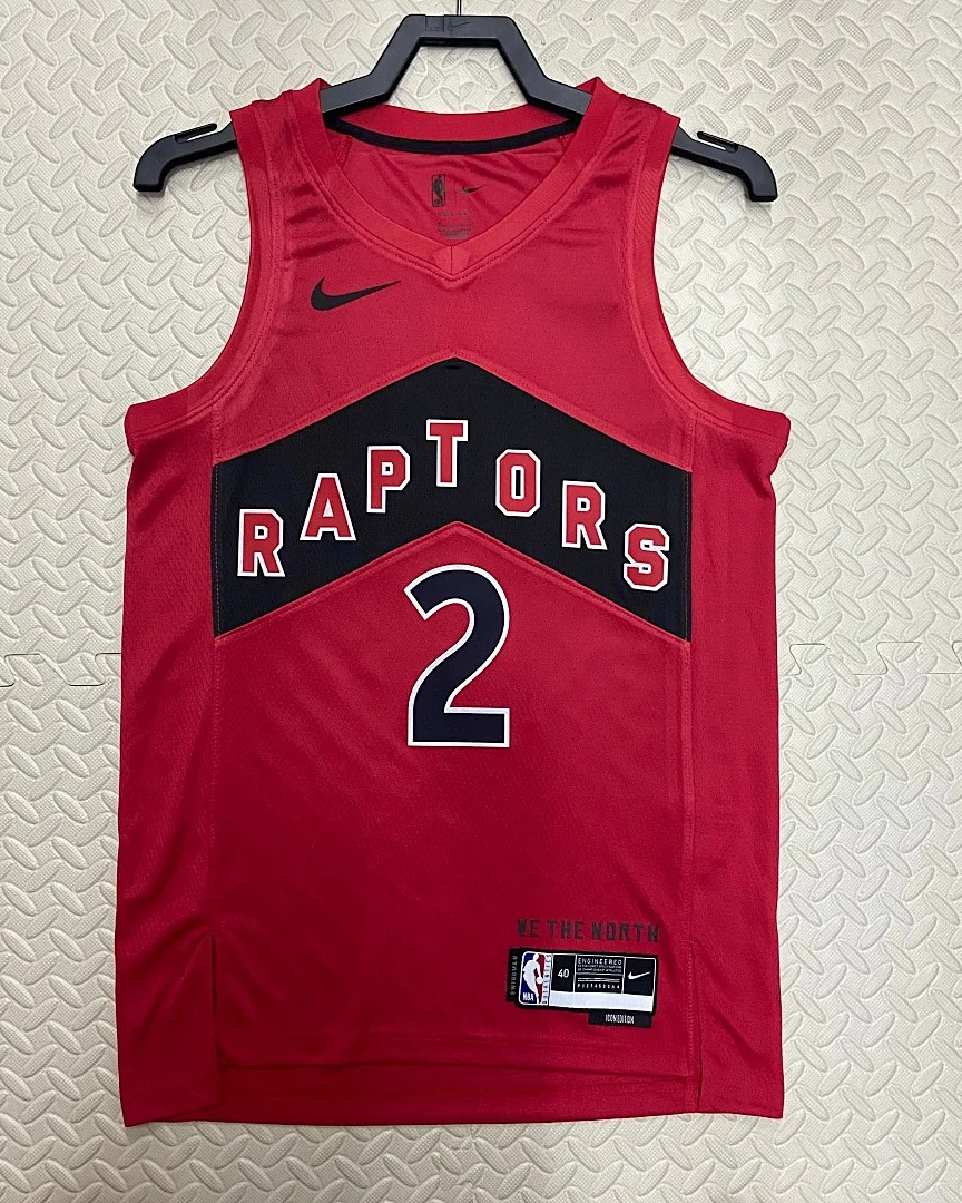 Camisola NBA Toronto Raptors Kawhi Leonard #2 Vermelha 2023