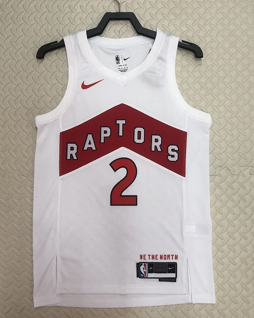 Camisola NBA Toronto Raptors Kawhi Leonard #2 Branca 2023