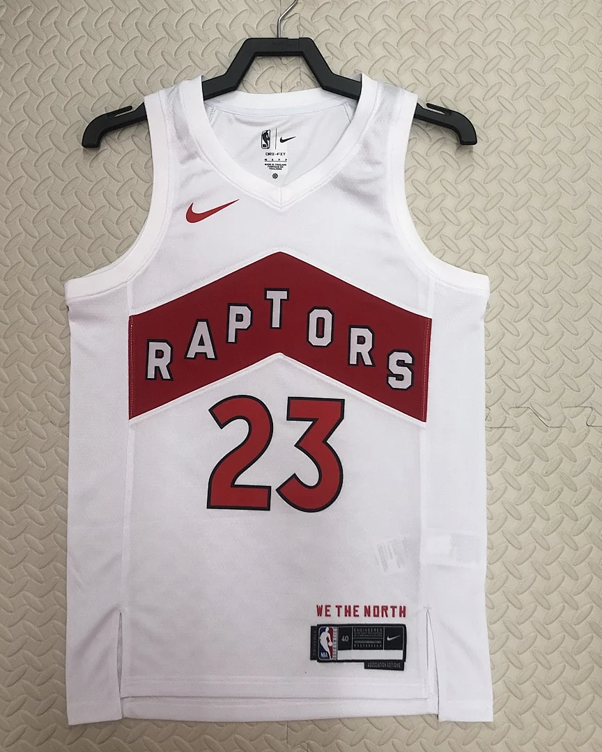 Camisola NBA Toronto Raptors Fred VanVleet #23 Branca 2023