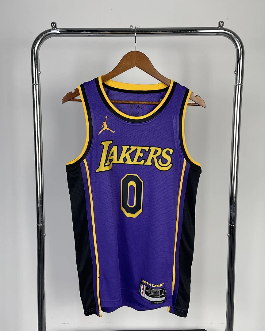 Camisola NBA Los Angeles Lakers Russell Westbrook #0 Jordan 2023