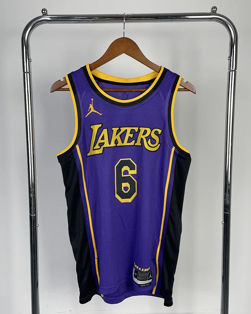 Camisola NBA Los Angeles Lakers LeBron James #6 Jordan 2023