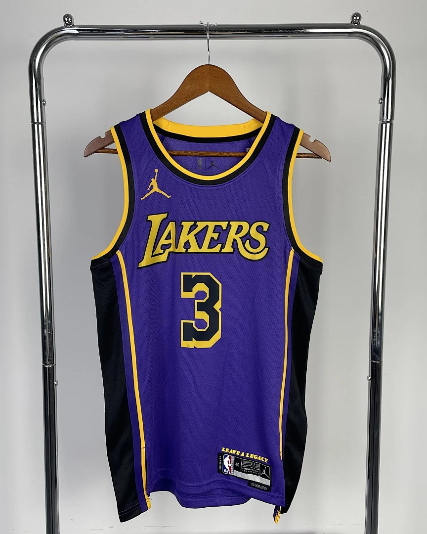 Camisola NBA Los Angeles Lakers Anthony Davis #3 Jordan 2023