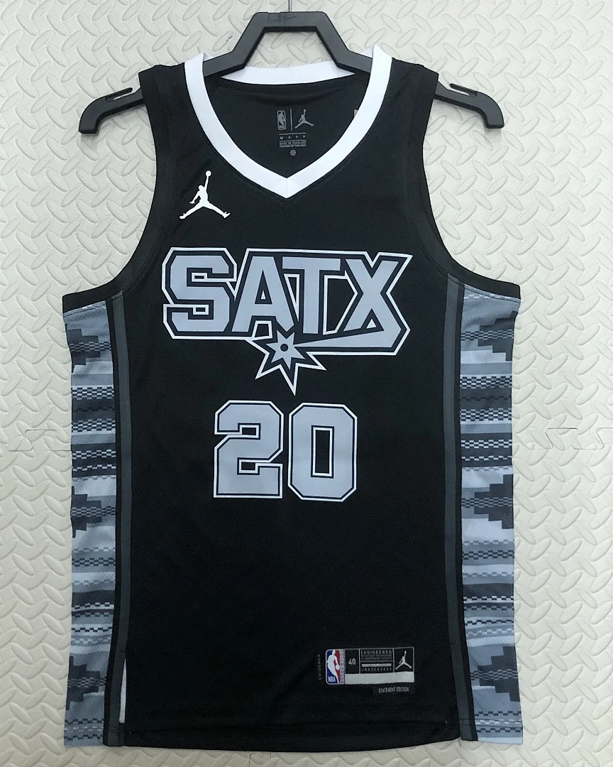 Camisola NBA San Antonio Spurs Manu Ginobili #20 Jordan 2023
