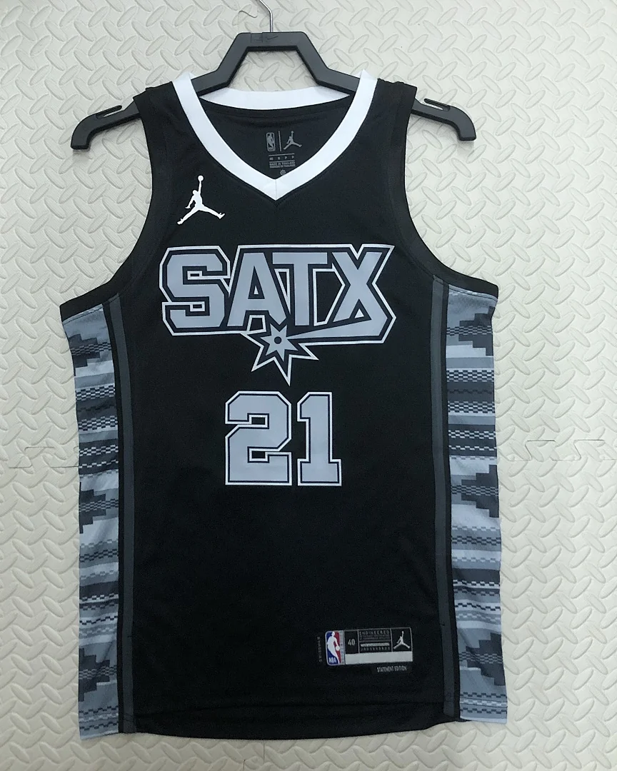 Camisola NBA San Antonio Spurs Tim Duncan #21 Jordan 2023