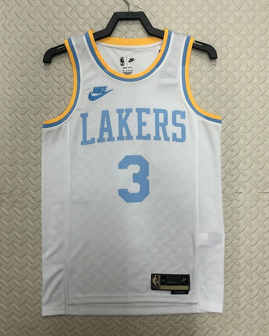Camisola NBA Los Angeles Lakers Anthony Davis #3 Retro 2023