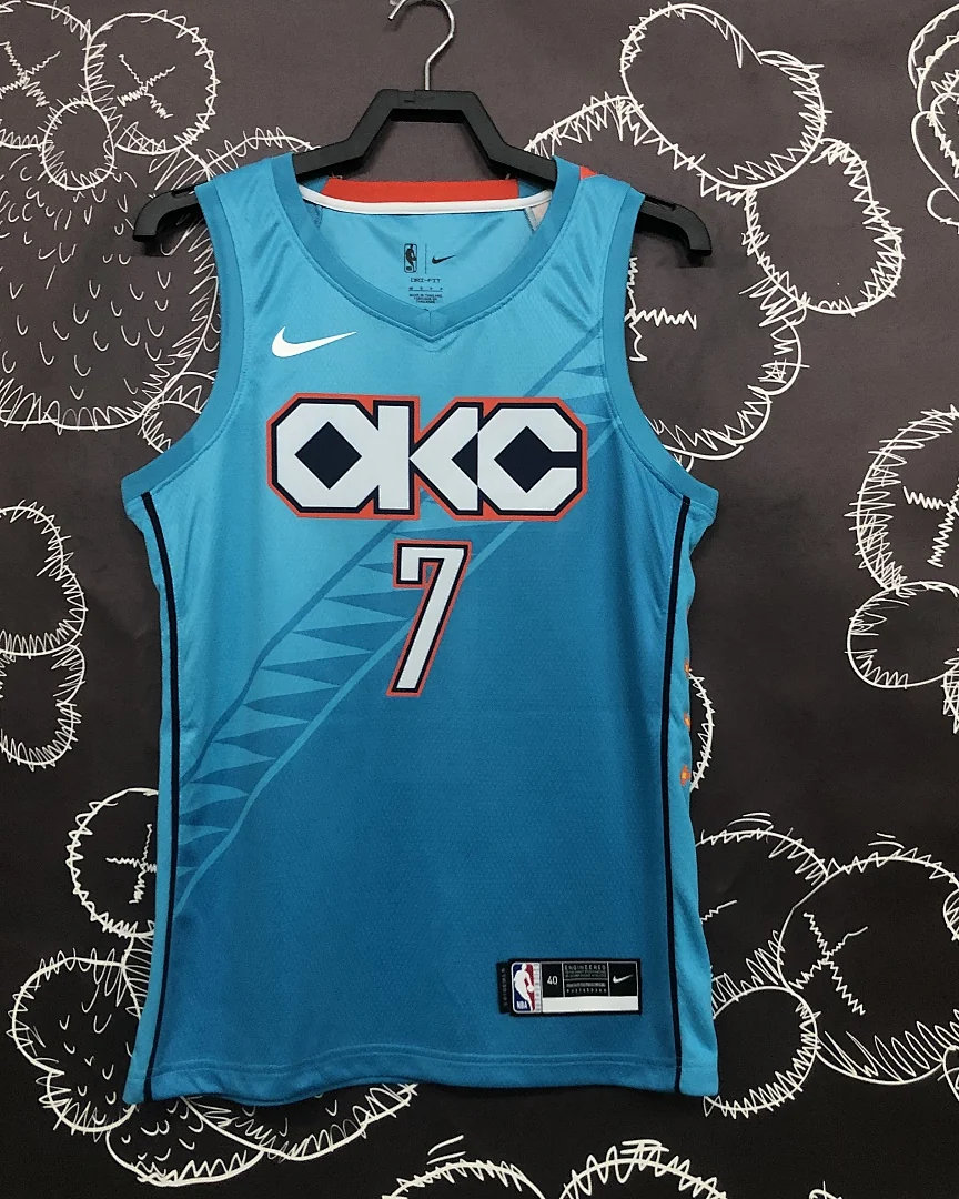 Camisola NBA Oklahoma City Thunder Carmelo Anthony #7 Edição Especial 2019