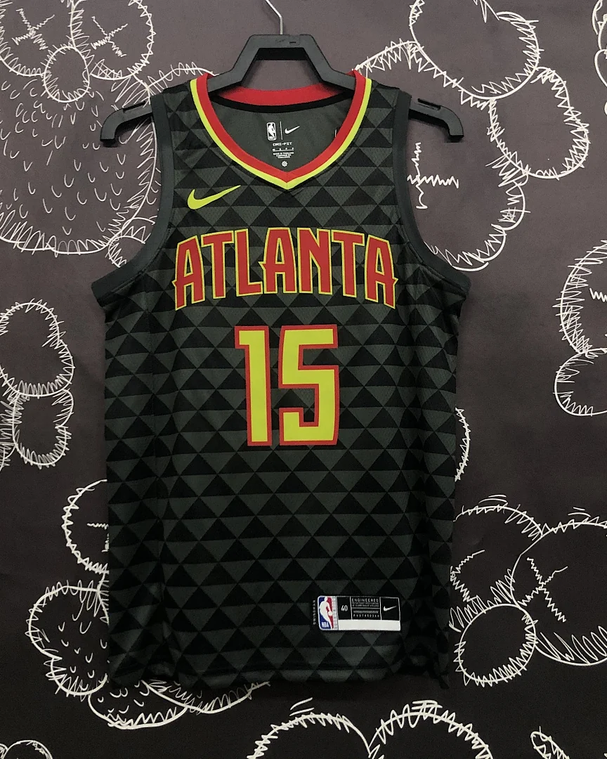 Camisola NBA Atlanta Hawks Vince Carter #15 Edição Especial Preta