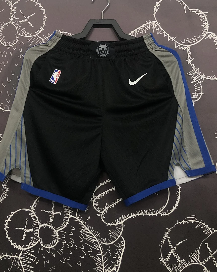 Calções NBA Golden State Warriors Preto 2020