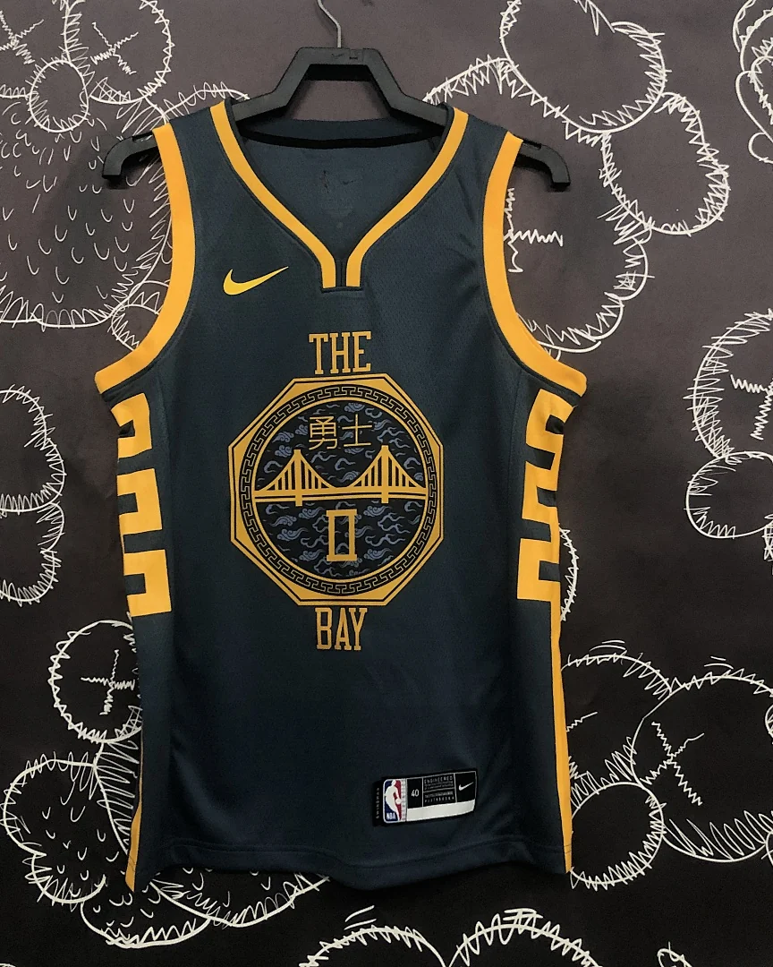 Camisola NBA Golden State Warriors Gary Payton II #00 Edição Especial Cinzenta 2018