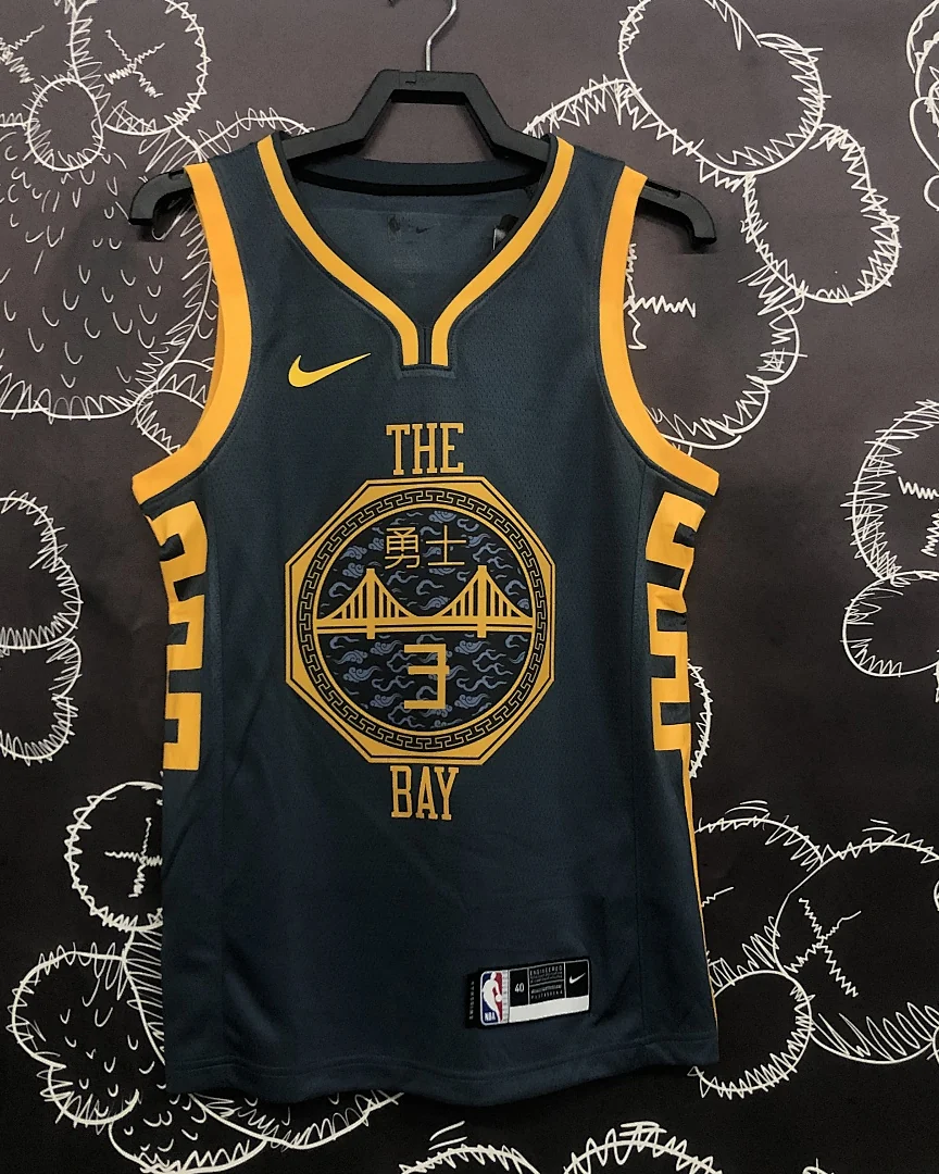 Camisola NBA Golden State Warriors Jordan Poole #3 Edição Especial Cinzenta 2018