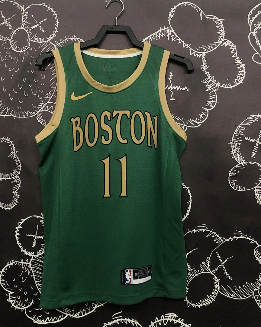 Camisola NBA Boston Celtics Kyrie Irving #11 Edição Especial Verde 2020