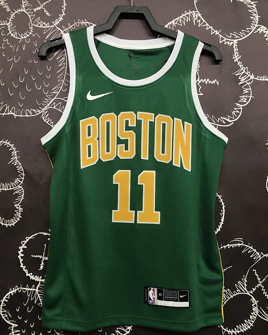 Camisola NBA Boston Celtics Kyrie Irving #11 Edição Especial Verde