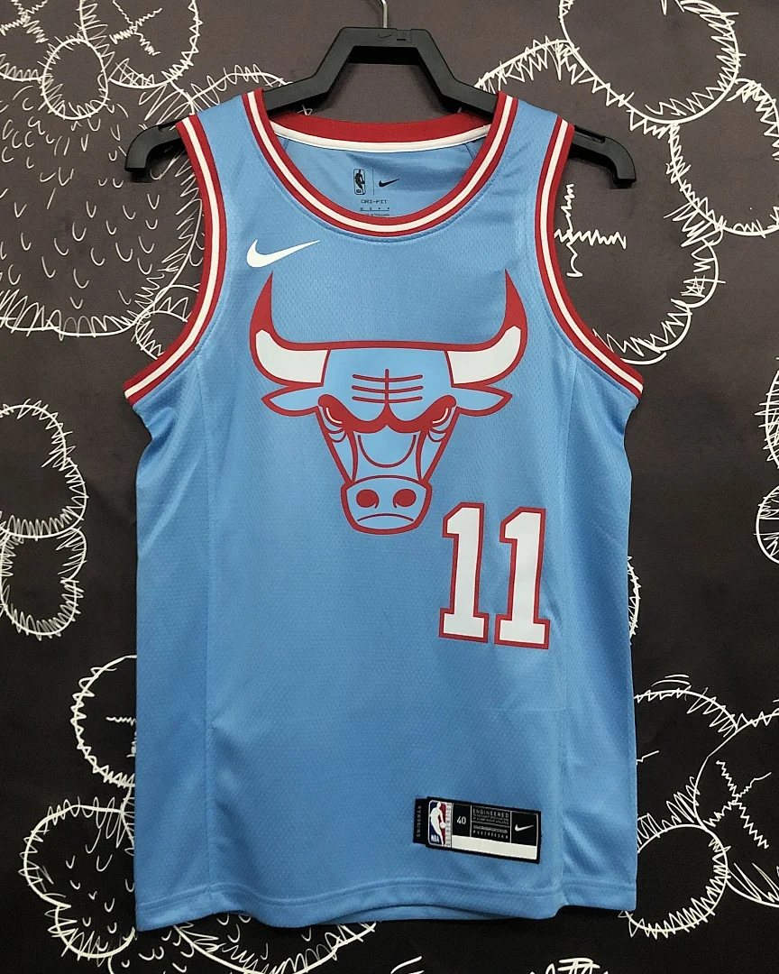 Camisola NBA Chicago Bulls DeMar DeRozan #11 Edição Especial Azul