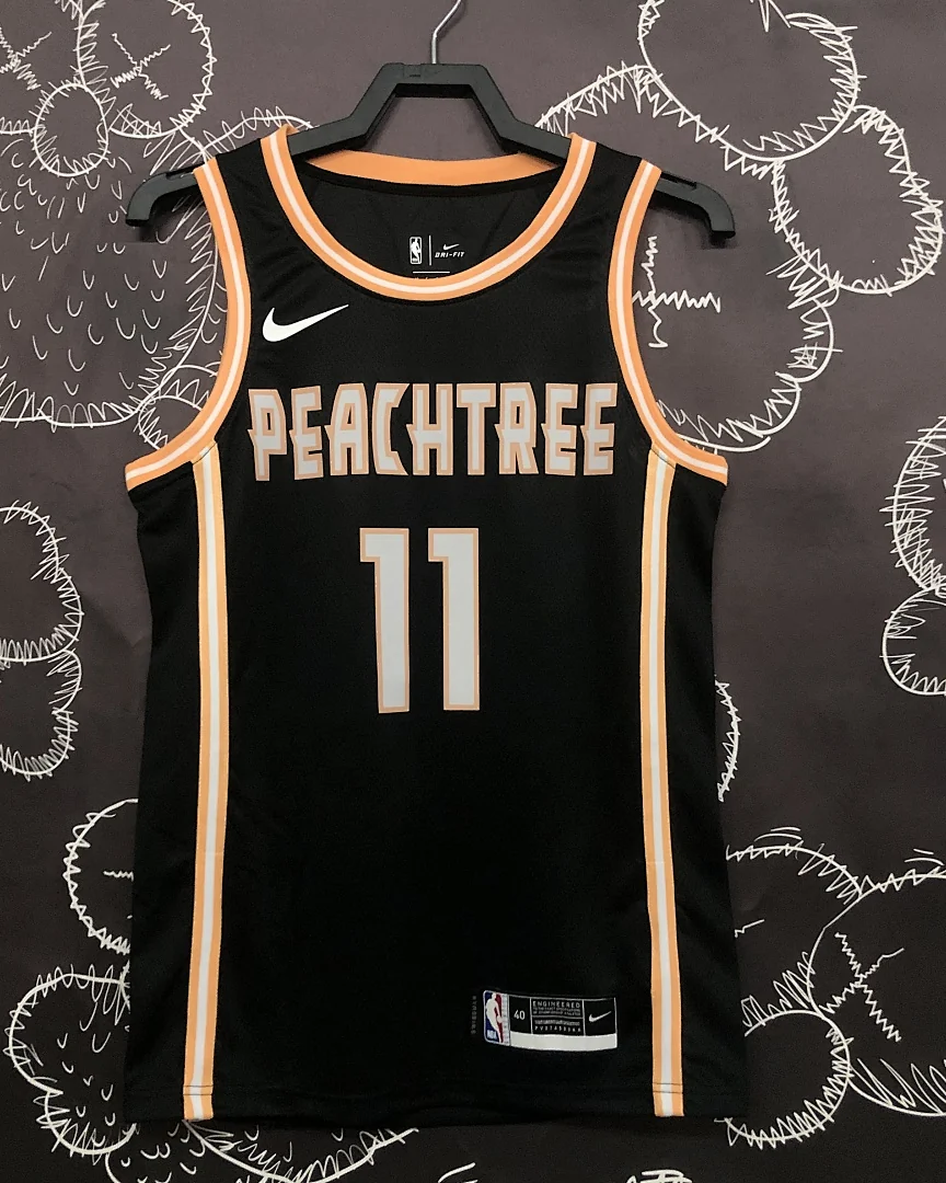 Camisola NBA Atlanta Hawks Trae Young #11 Edição Especial Preta