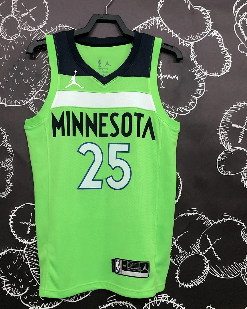 Camisola NBA Minnesota Timberwolves Derrick Rose #25 Jordan