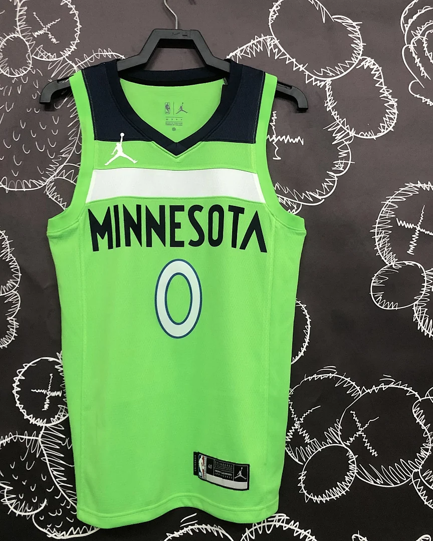 Camisola NBA Minnesota Timberwolves D'Angelo Russell #0 Jordan