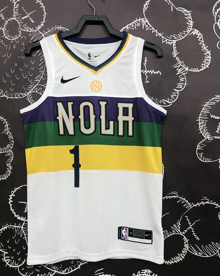 Camisola NBA New Orleans Pelicans Zion Williamson #1 Edição Especial 2018