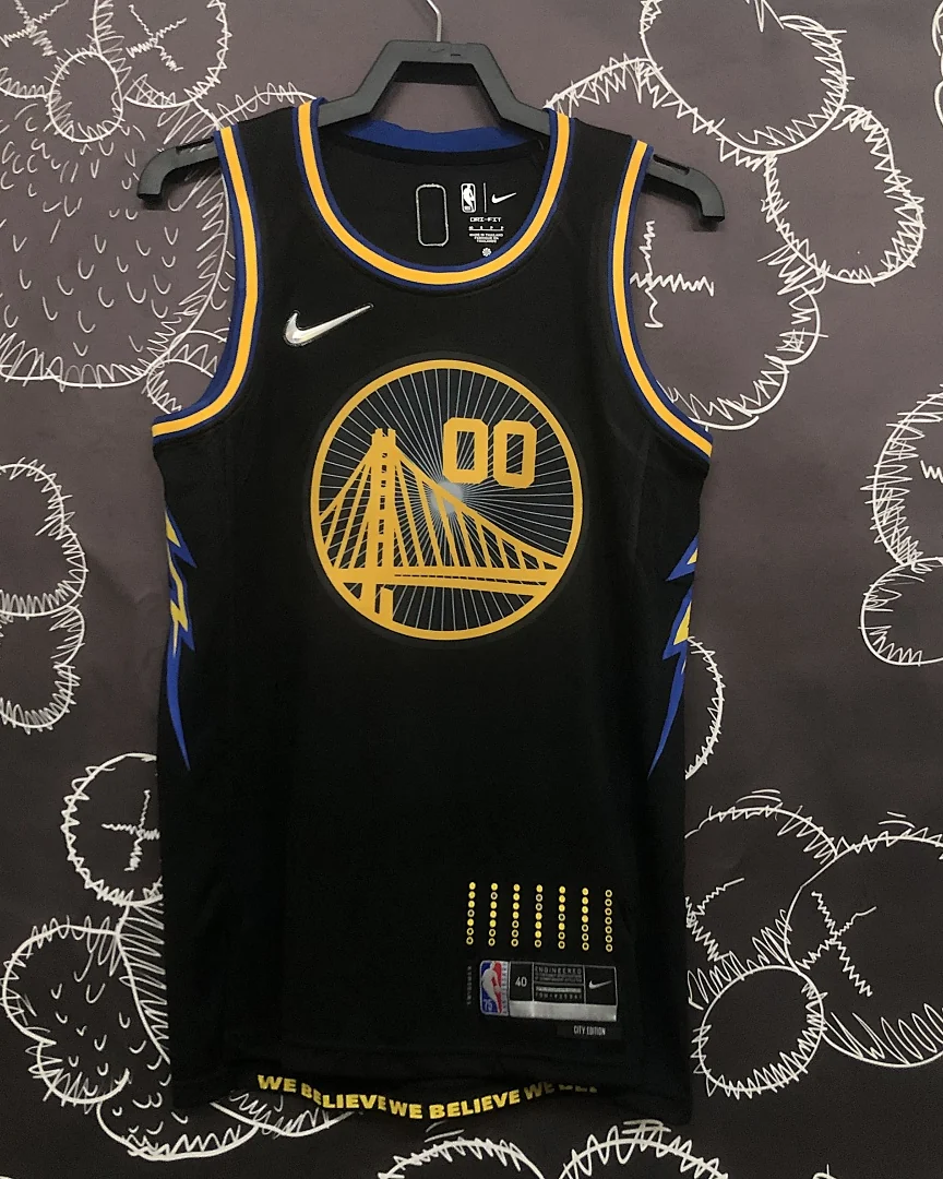 Camisola NBA Golden State Warriors Jonathan Kuminga #00 Edição Especial 2022