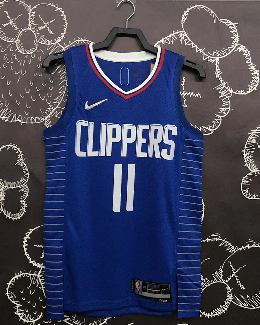 Camisola NBA Los Angeles Clippers John Wall #11 75.º Aniversário Azul