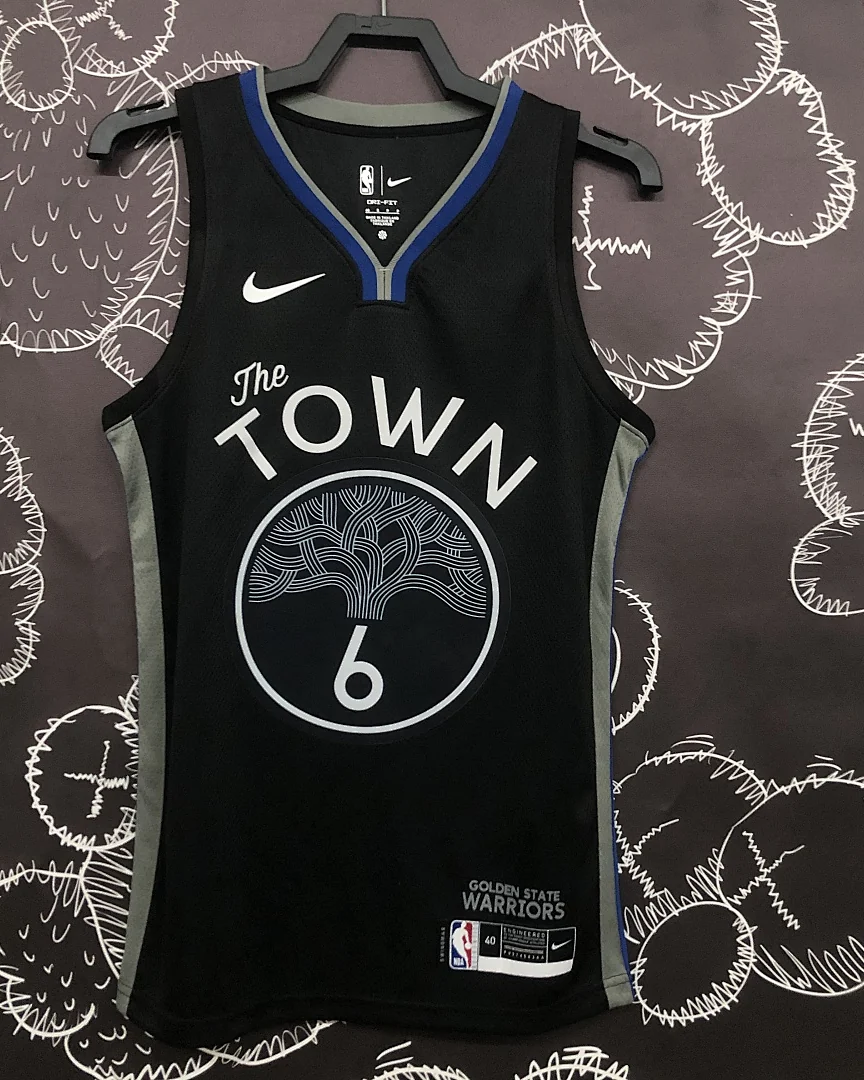 Camisola NBA Golden State Warriors Nick Young #6 Edição Especial Preta 2020