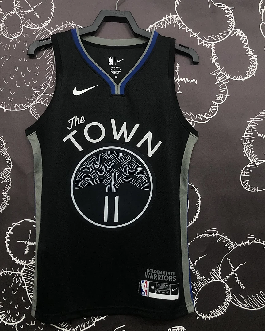 Camisola NBA Golden State Warriors Klay Thompson #11 Edição Especial Preta 2020