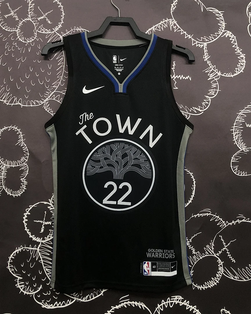 Camisola NBA Golden State Warriors Andrew Wiggins #22 Edição Especial Preta 2020