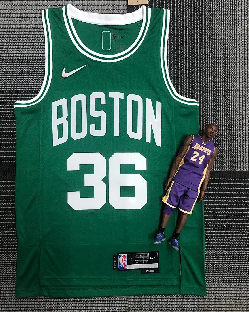 Camisola NBA Boston Celtics Marcus Smart #36 75.º Aniversário Verde