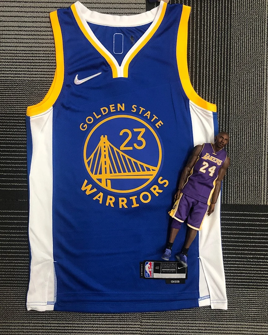 Camisola NBA Golden State Warriors Draymond Green #23 75.º Aniversário Azul
