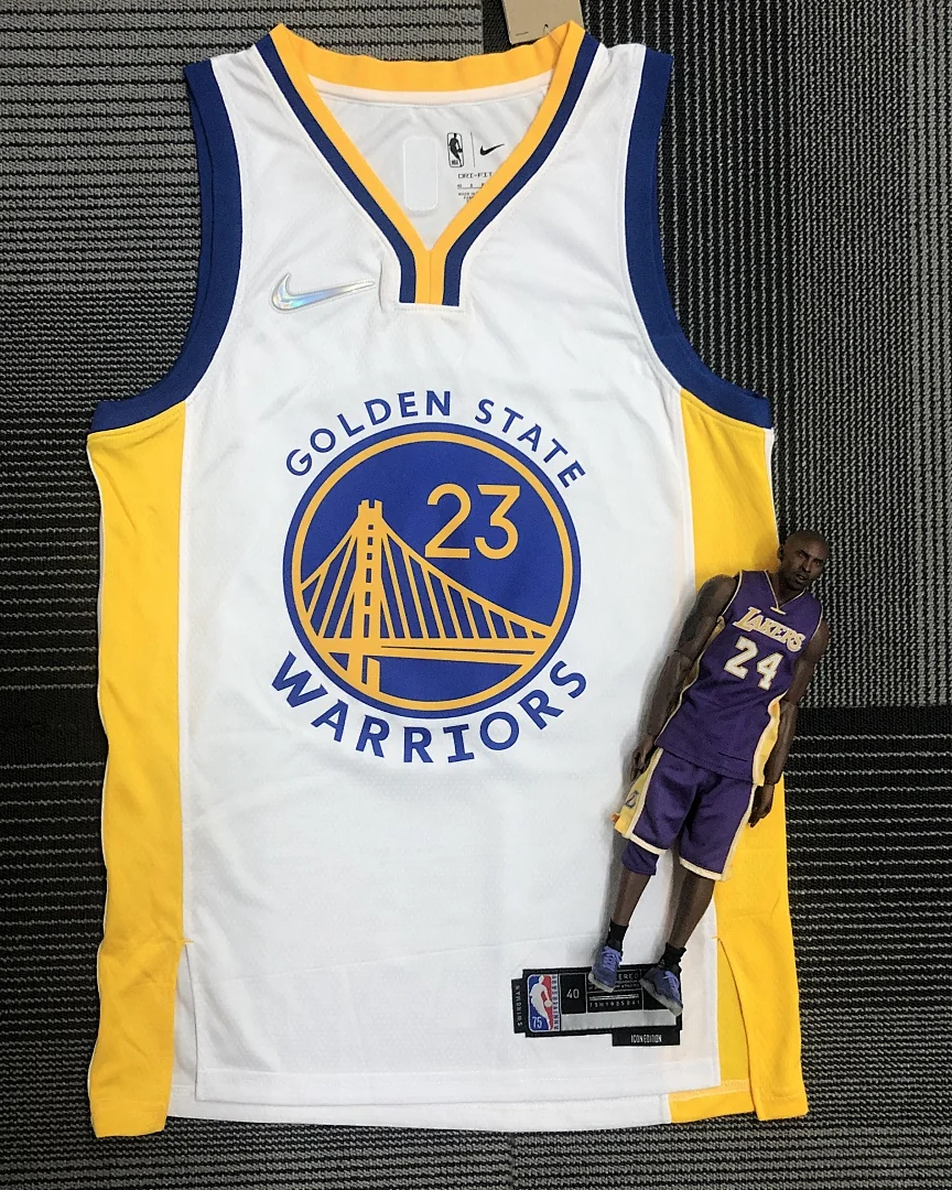 Camisola NBA Golden State Warriors Draymond Green #23 75.º Aniversário Branca
