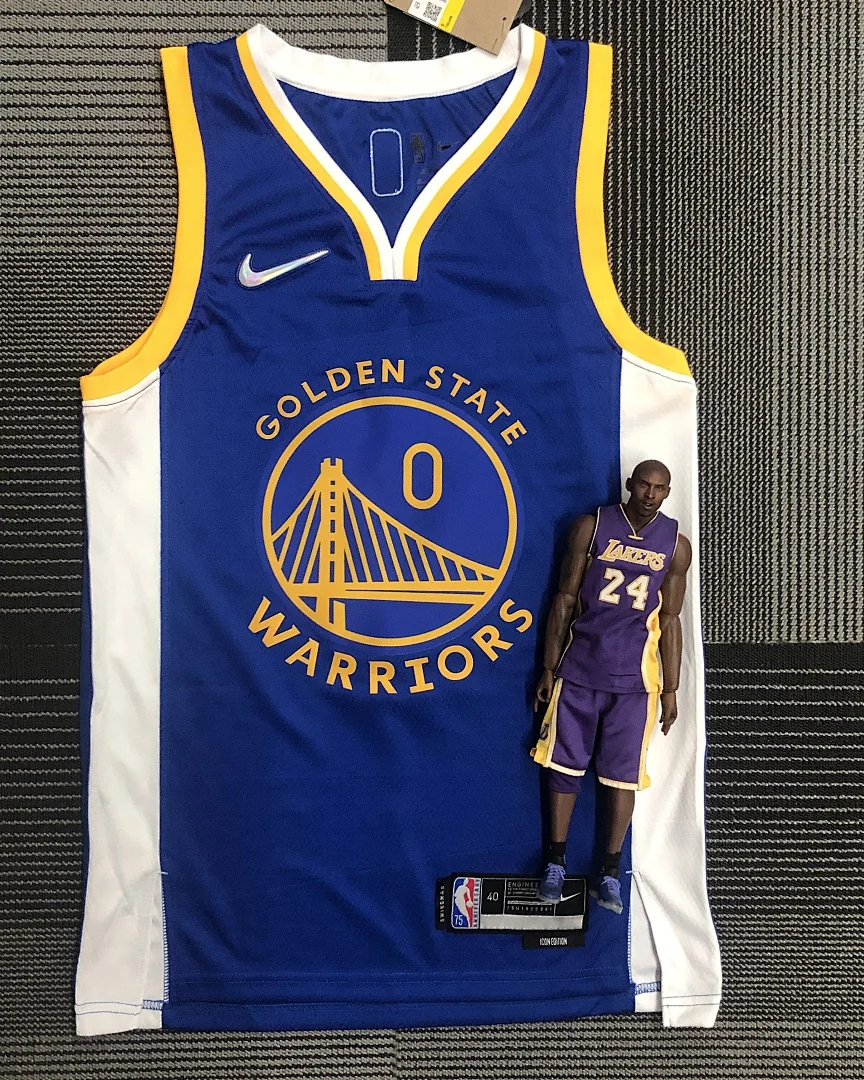 Camisola NBA Golden State Warriors Gary Payton II #0 75.º Aniversário Azul