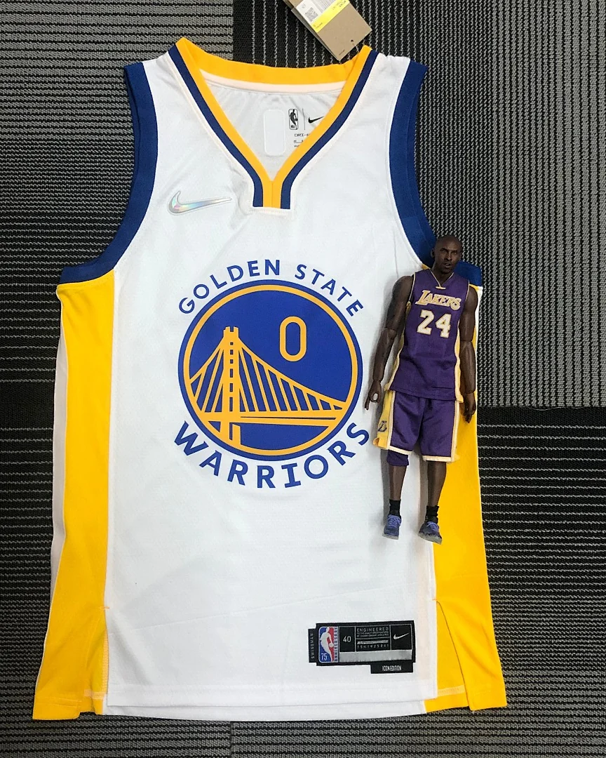 Camisola NBA Golden State Warriors Gary Payton II #0 75.º Aniversário Branca