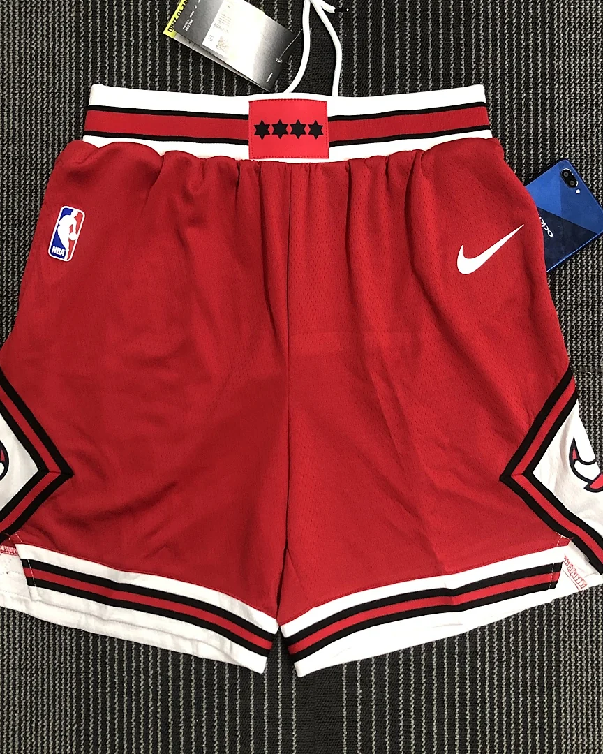 Calções NBA Chicago Bulls Vermelho