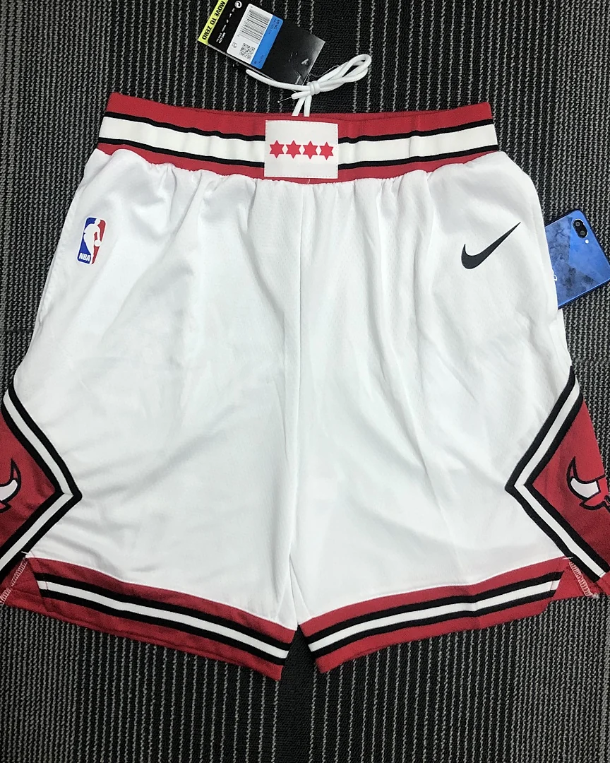 Calções NBA Chicago Bulls Branco