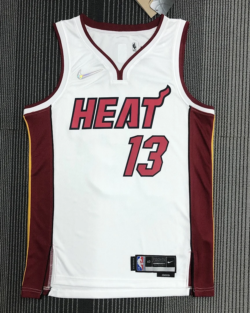 Camisola NBA Miami Heat Bam Adebayo #13 75.º Aniversário