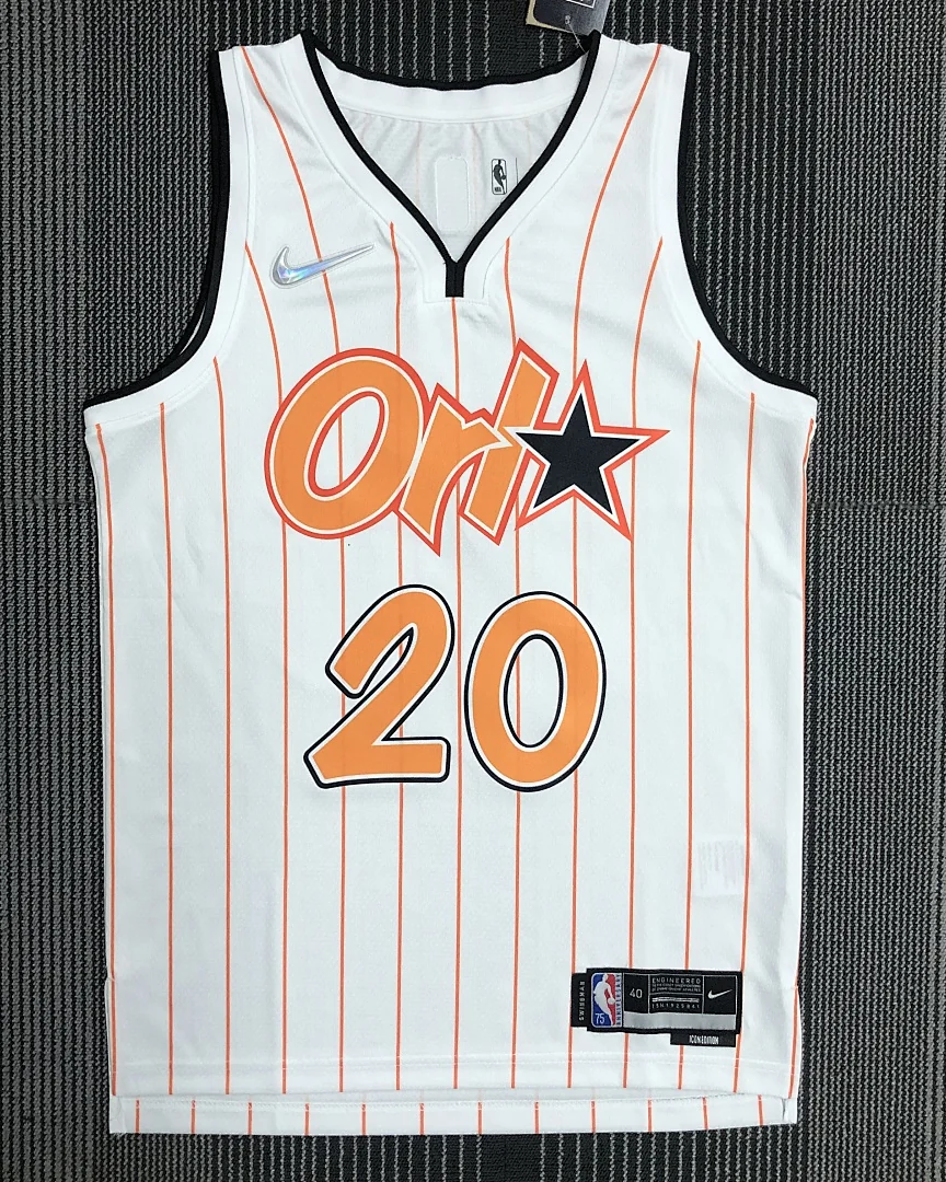 Camisola NBA Orlando Magic Markelle Fultz #20 75.º Aniversário Branca