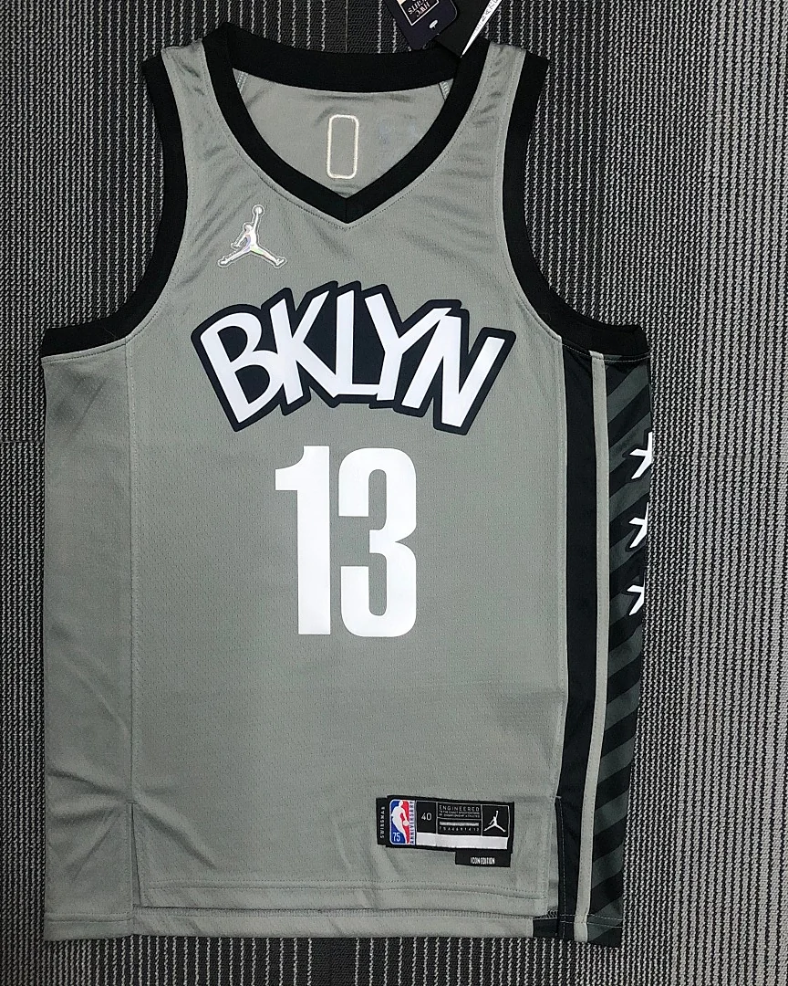 Camisola NBA Brooklyn Nets James Harden #13 75.º Aniversário