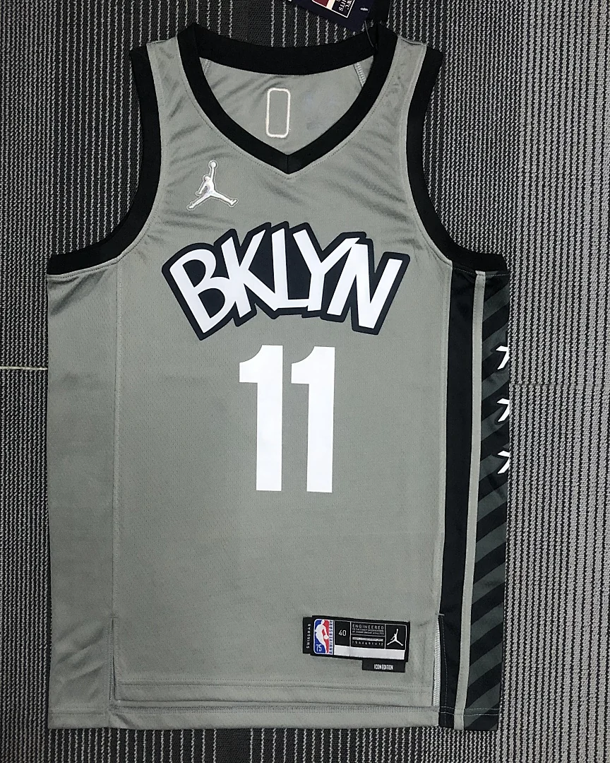 Camisola NBA Brooklyn Nets Kyrie Irving #11 75.º Aniversário