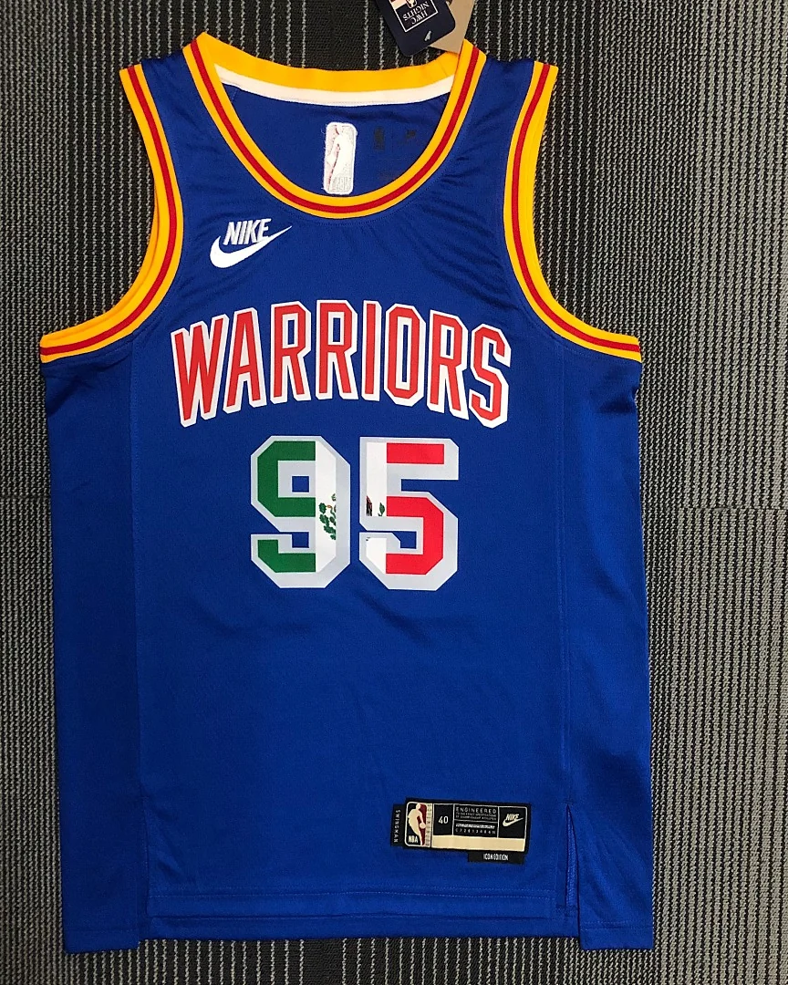Camisola NBA Golden State Warriors Juan Toscano-Anderson #95 Retro Edição Especial