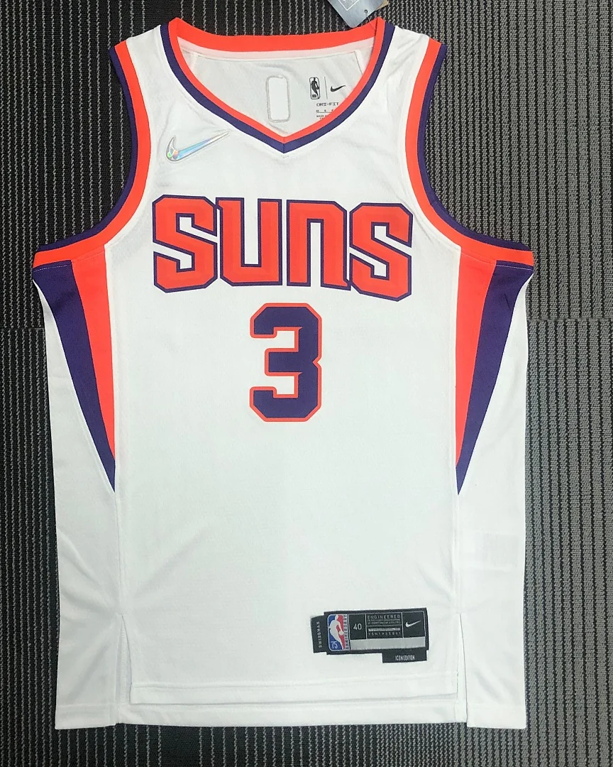 Camisola NBA Phoenix Suns Chris Paul #3 75.º Aniversário Branca