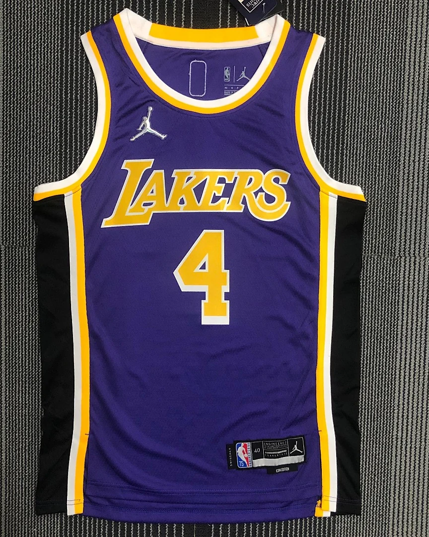 Camisola NBA Los Angeles Lakers Rajon Rondo #4 75.º Aniversário