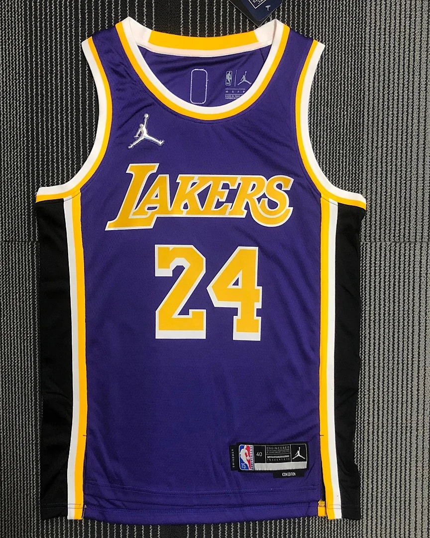 Camisola NBA Los Angeles Lakers Kobe Bryant #24 75.º Aniversário