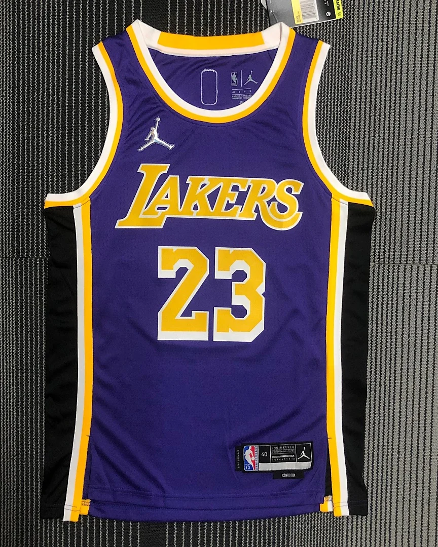 Camisola NBA Los Angeles Lakers LeBron James #23 75.º Aniversário