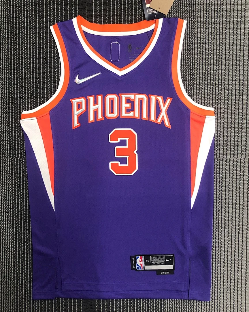 Camisola NBA Phoenix Suns Chris Paul #3 75.º Aniversário Roxa